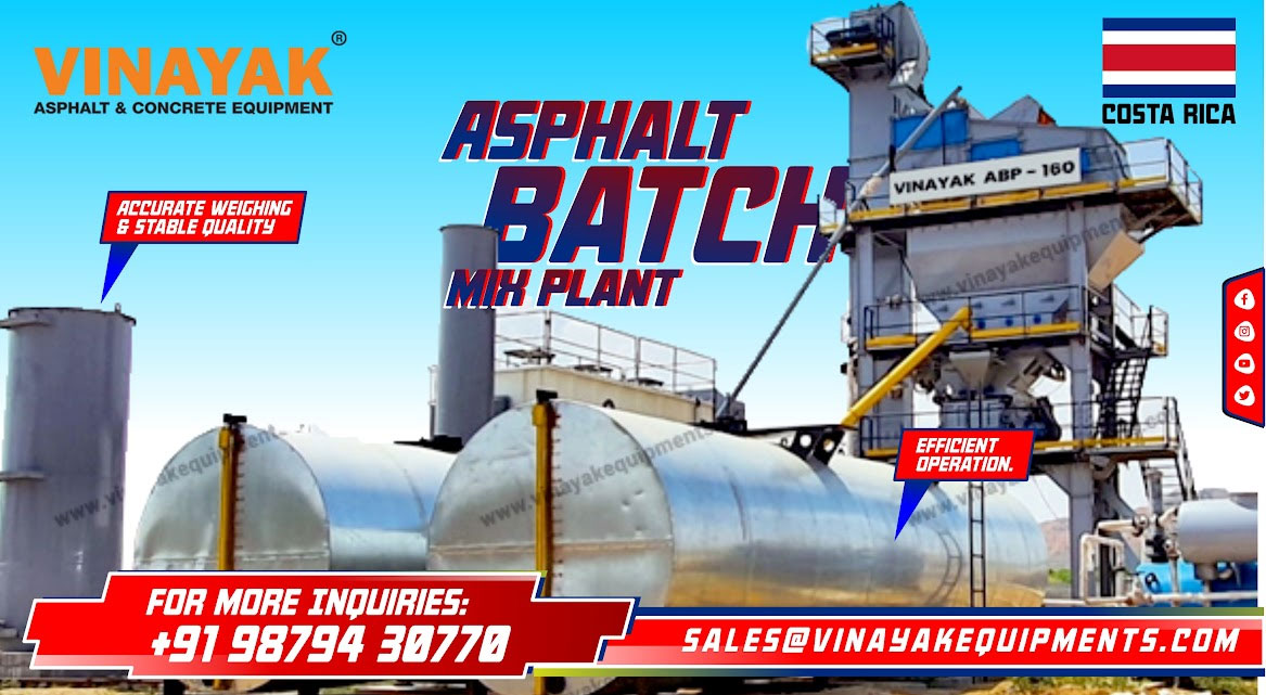 Manufacturer, Supplier Asphalt Drum Mix Plant costa-rica