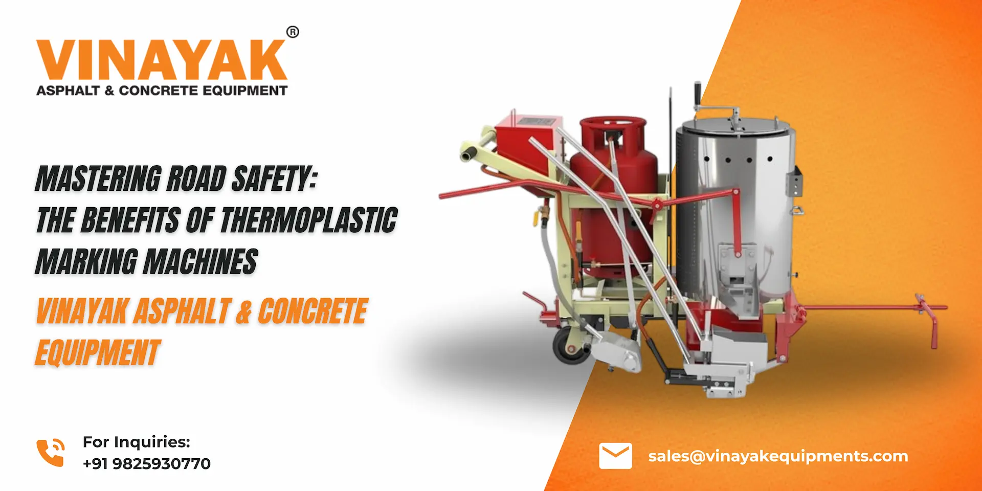 Mastering Road Safety: The Benefits of Thermoplastic Marking Machines