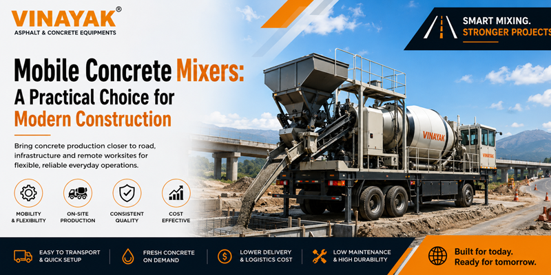 Mixers Are a Practical Choice for Modern Construction