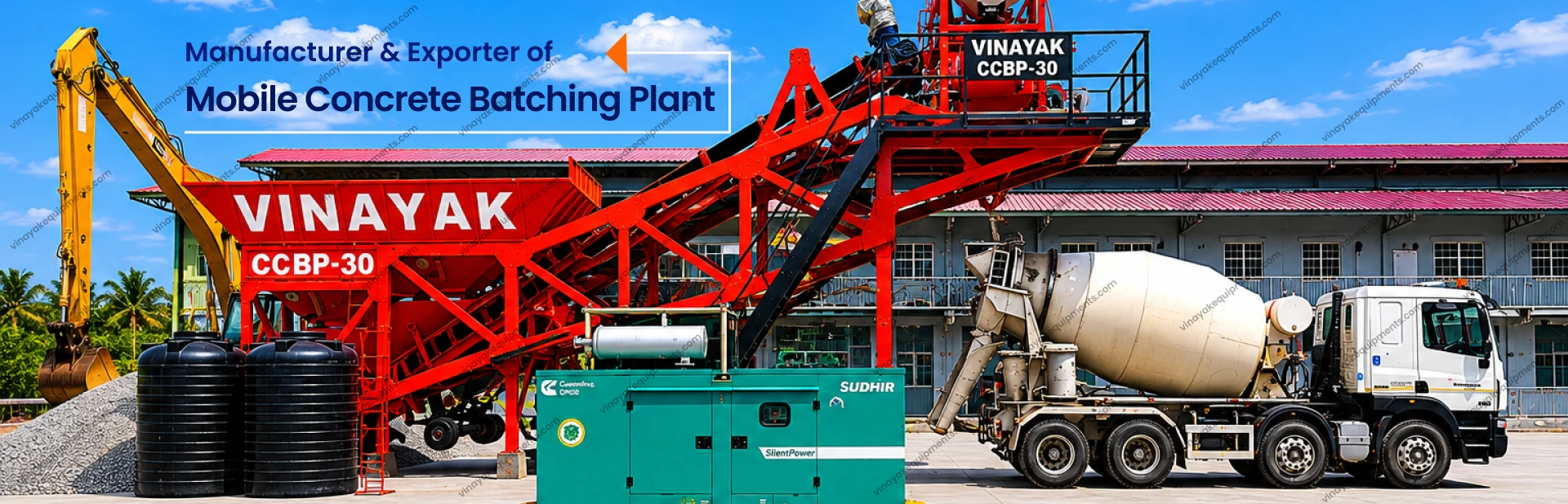 mobile concrete mixer manufacturer