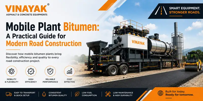 Mobile Plant Bitumen for Modern Road Construction