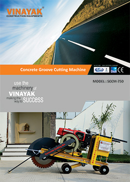 Get free download catalogue for groove cutting in concrete road
