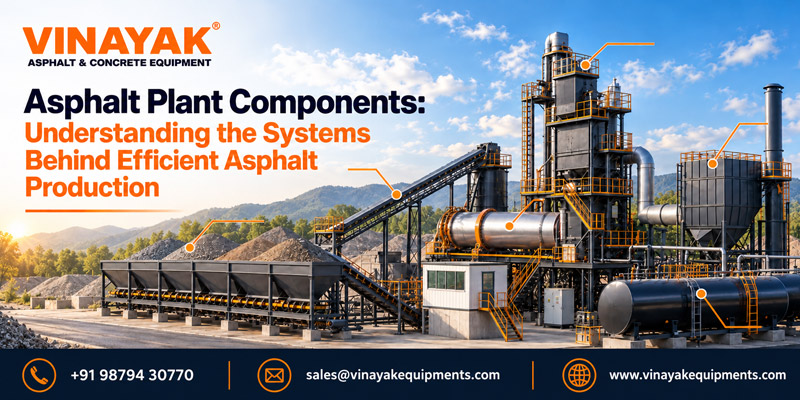 Asphalt Plant Components: Understanding the Systems Behind Efficient Asphalt Production