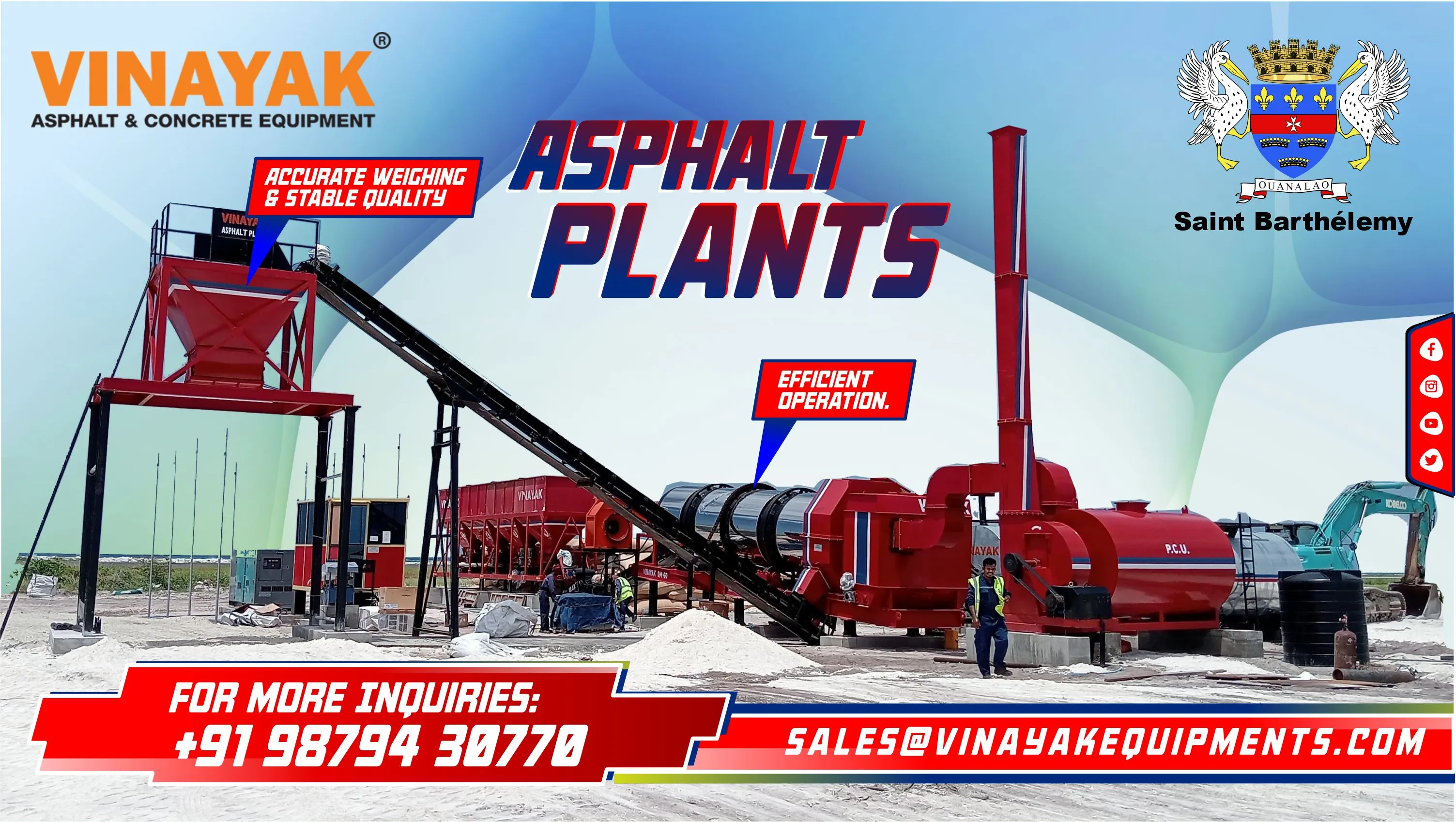 Manufacturer, Supplier Asphalt Drum Mix Plant